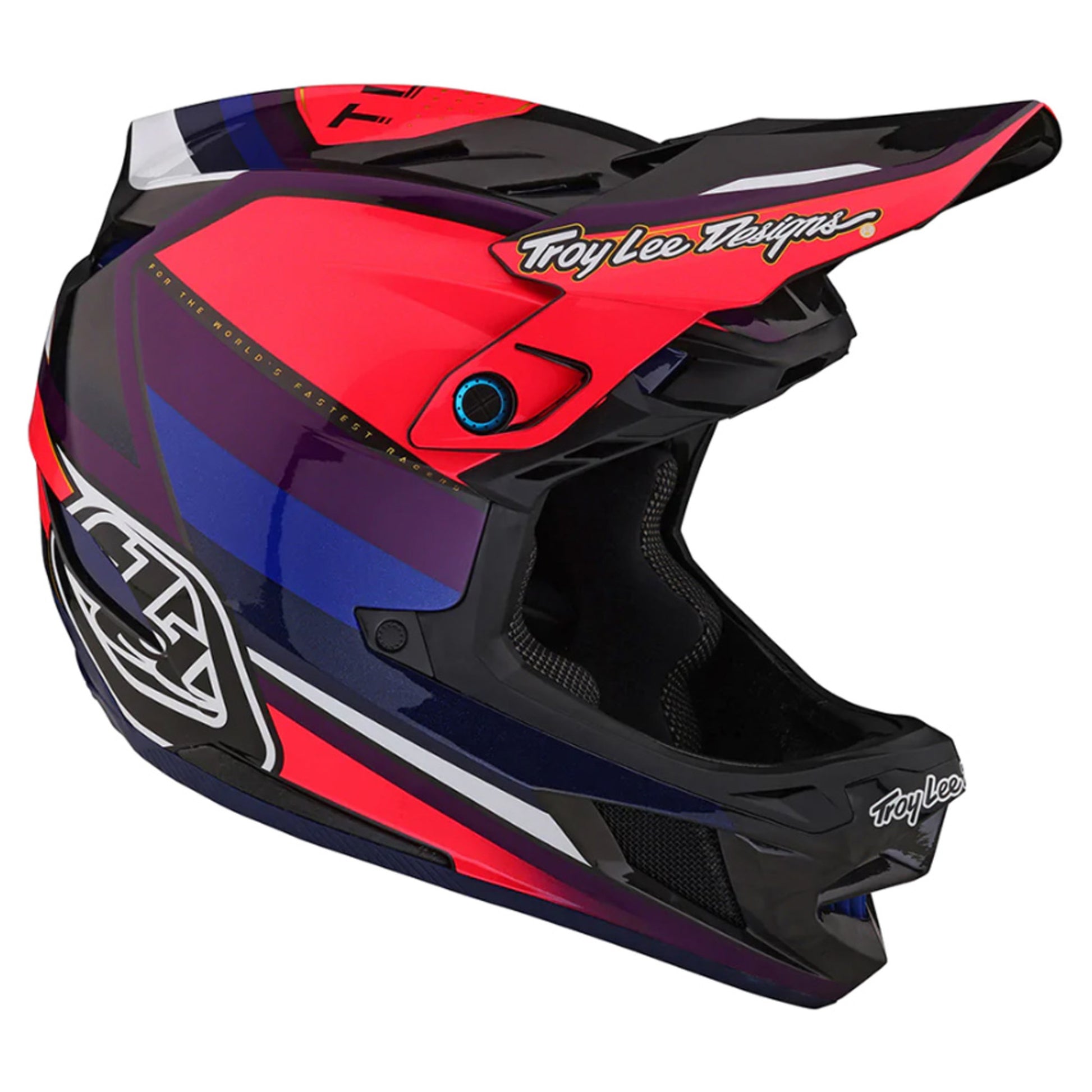 Troy Lee Designs D4 Carbon MIPS Bike Helmet - REVERB PINK_PUR - XS