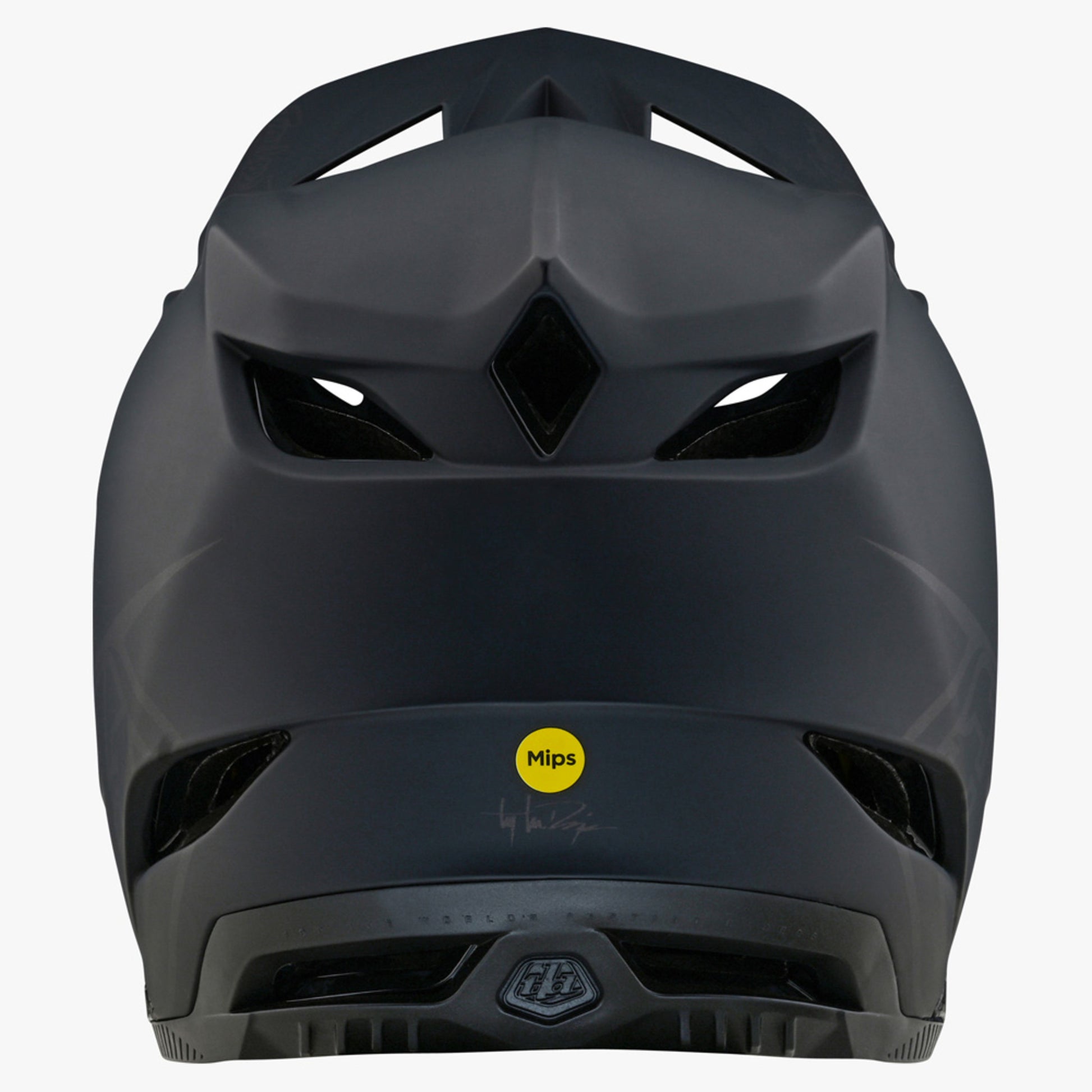 Troy Lee Designs D4 Polyacrylite Helmet - Stealth Black - XL