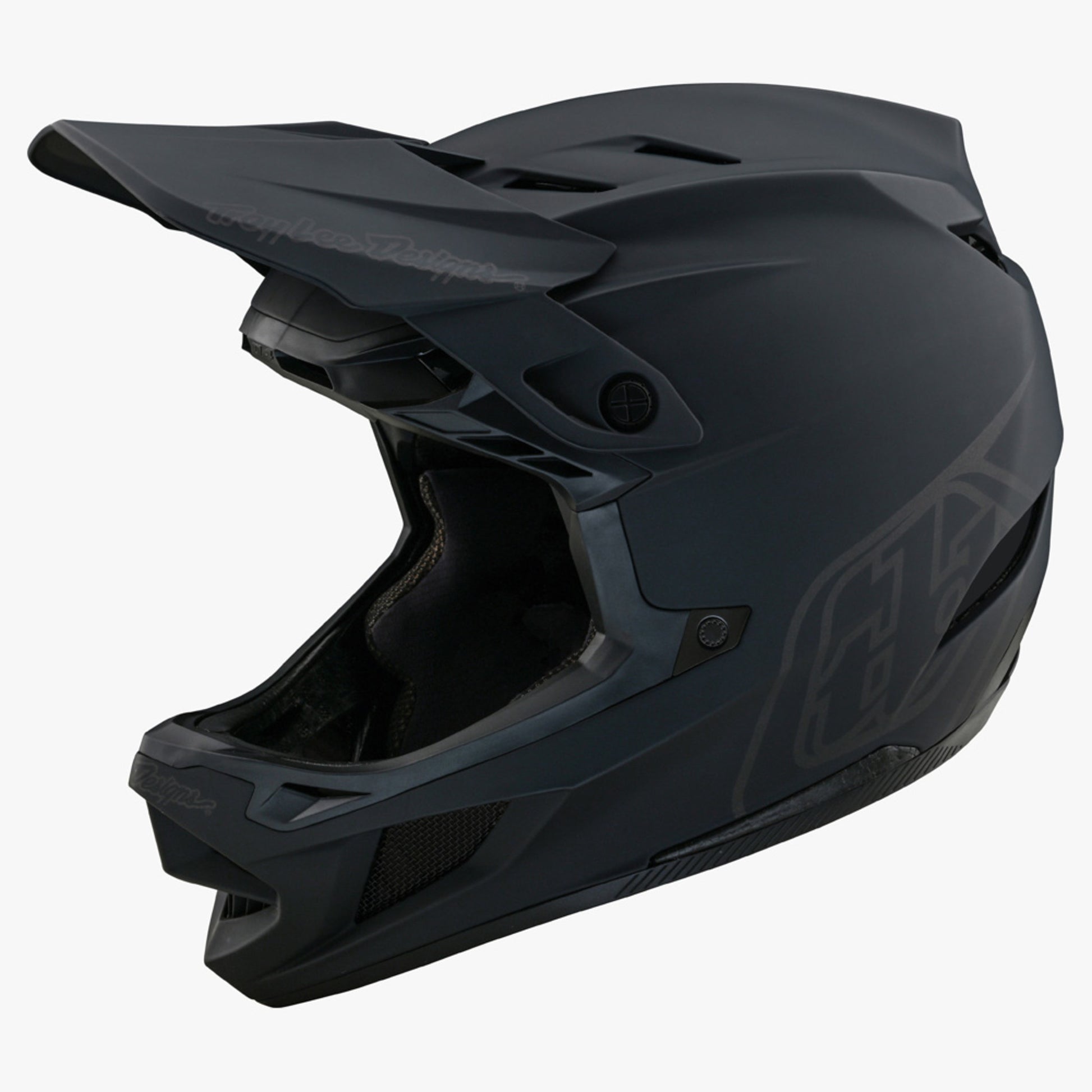 Troy Lee Designs D4 Polyacrylite Helmet - Stealth Black - XL