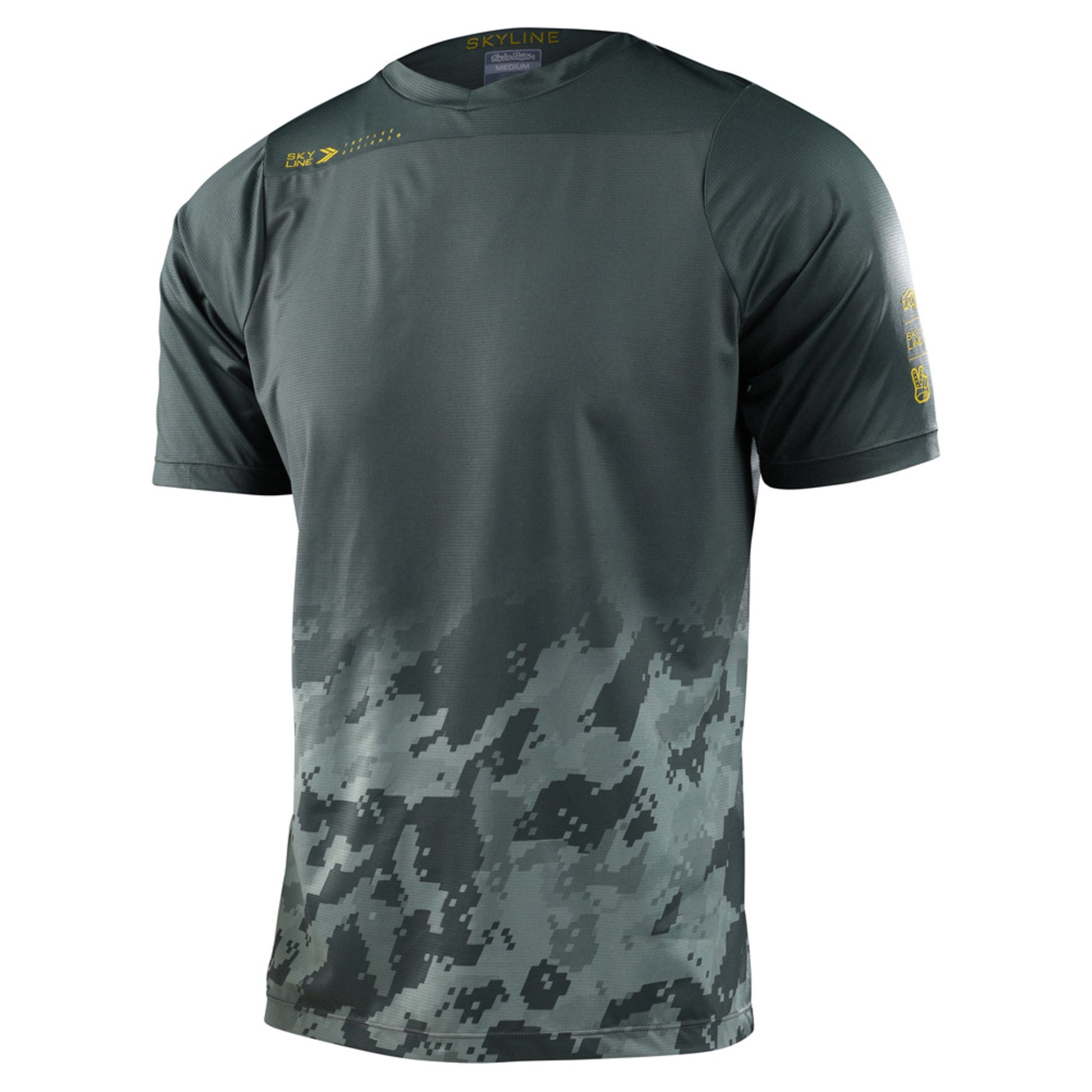 Troy Lee Designs Skyline Men's SS Jersey - FADER DIGI GREE - XL