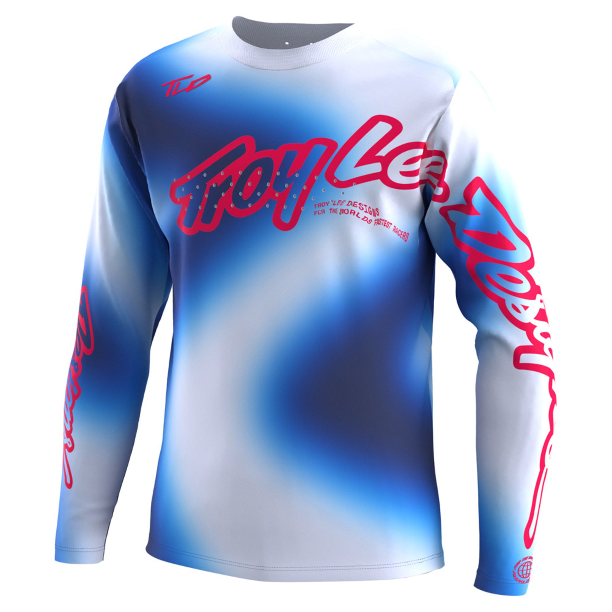 Troy Lee Designs Sprint LS Youth Bike Jersey - LUCID BLUE - XL