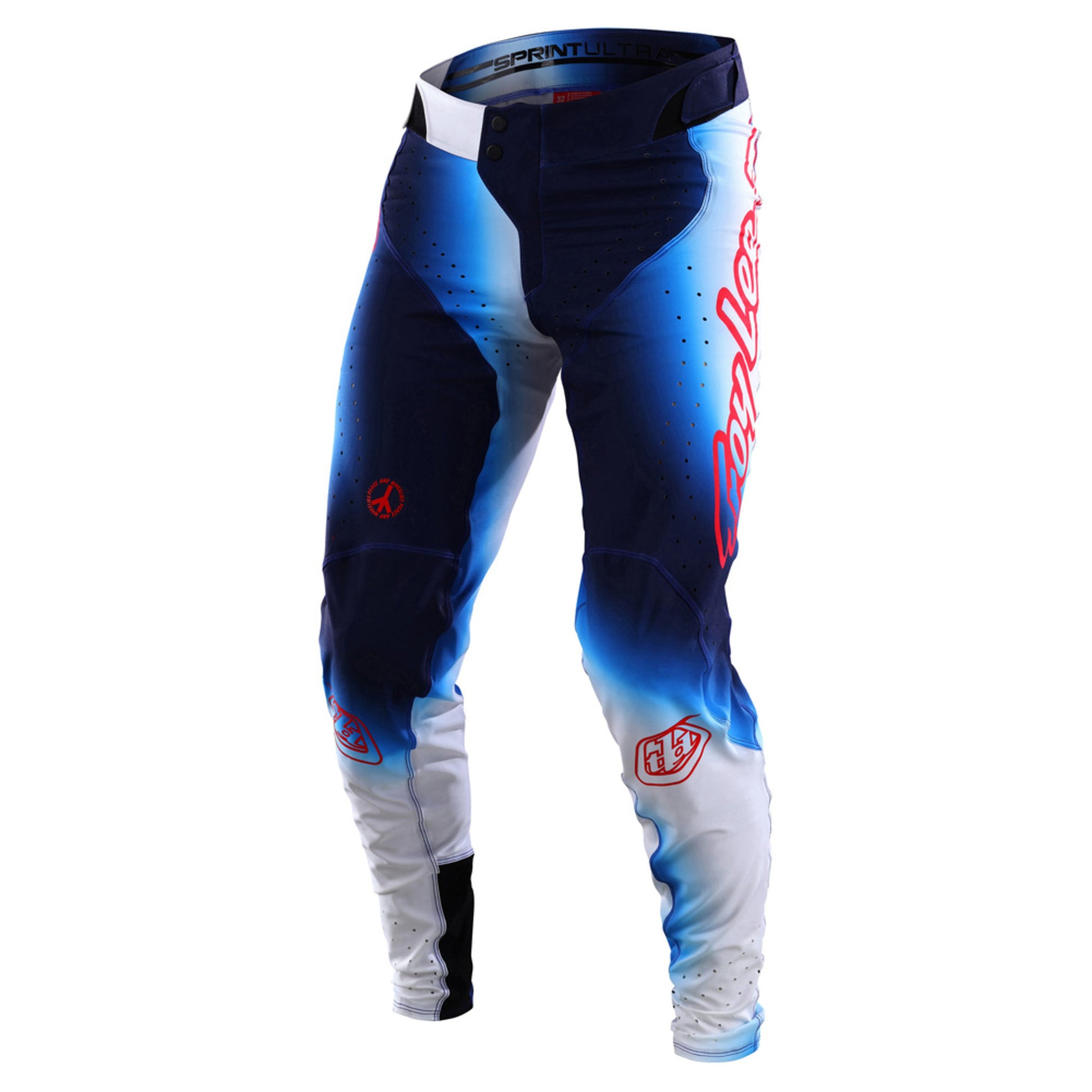 Troy Lee Designs Sprint Ultra Men's Bike Pant - LUCID WHITE_BLU - 38