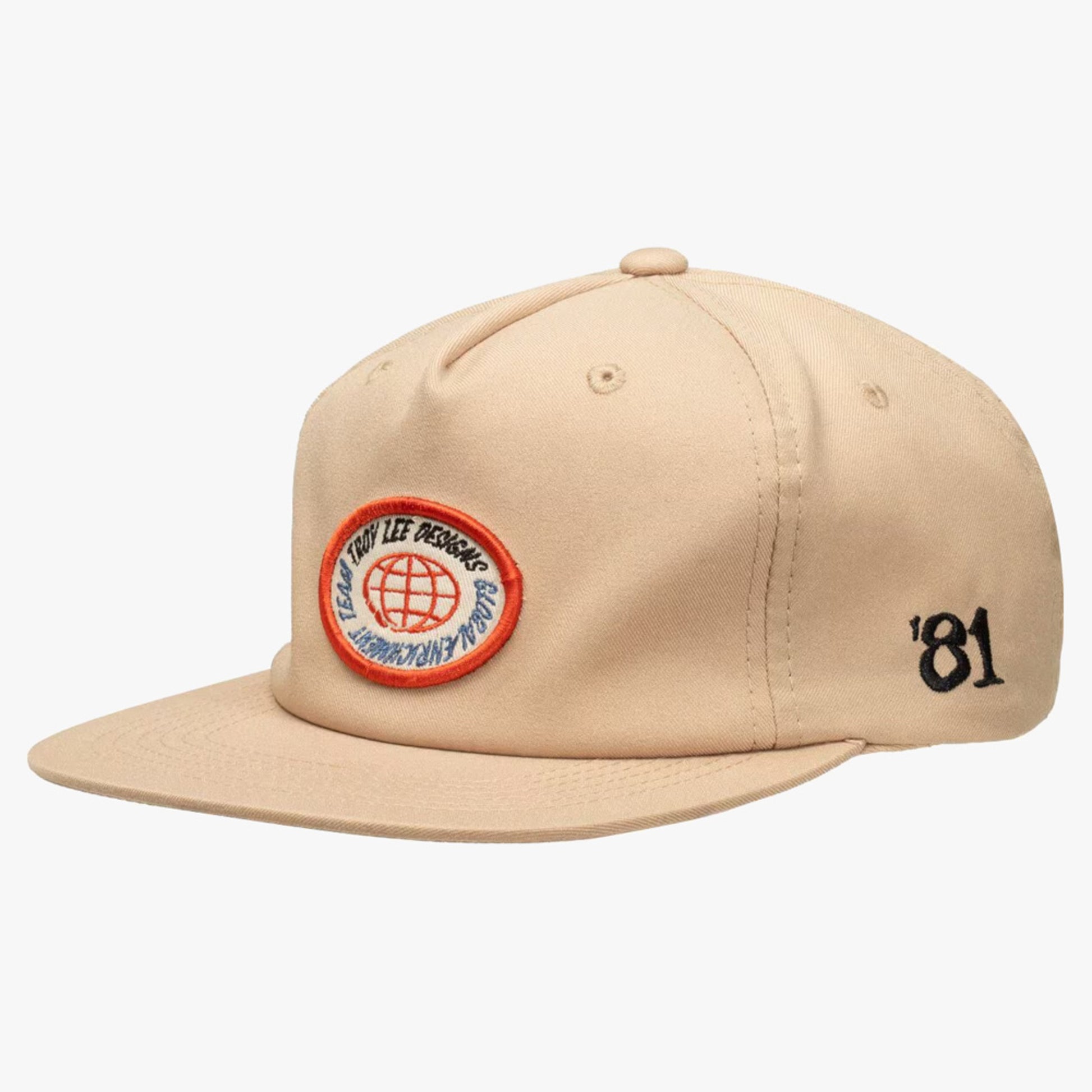 Troy Lee Designs Unstructured Snapback - Enrichment Khaki OSFA