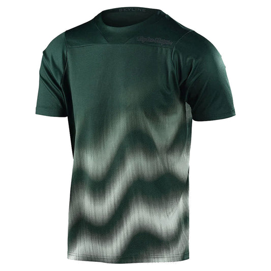 Troy Lee Skyline Short Sleeve Men's Jersey - WAVE JUNGLE GRE - XL