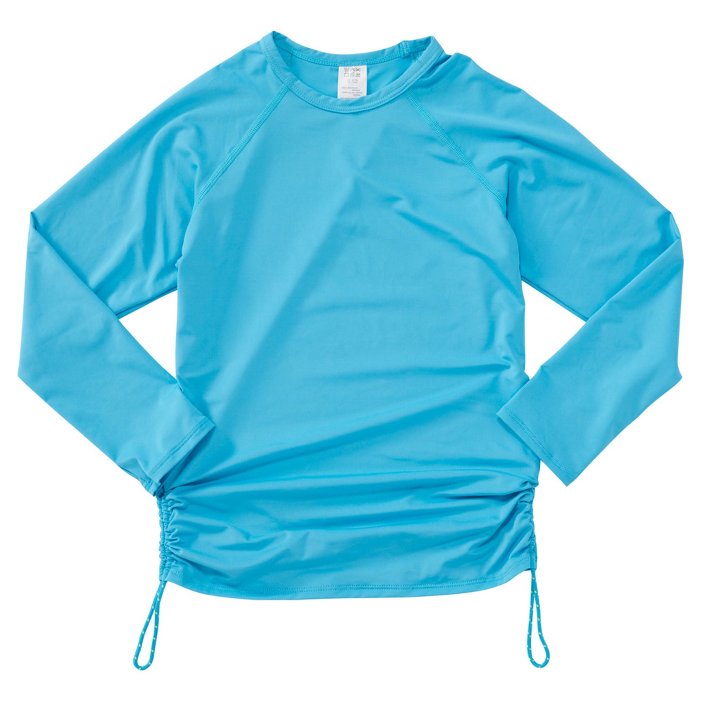 TYR Sol Belize LS Youth Rashguard - TUQUOISE - XS