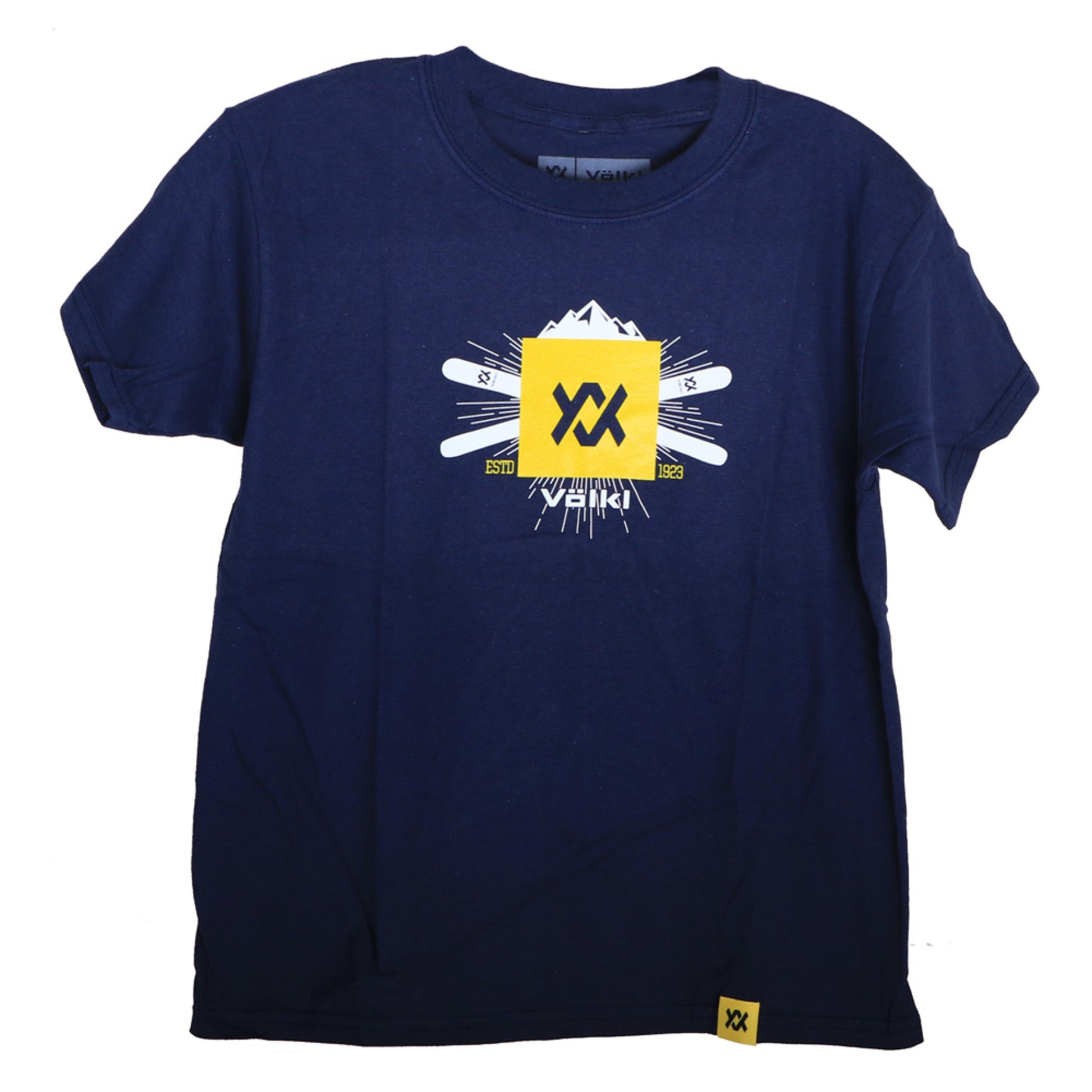 Volkl Junior Logo Tee - NAVY - S