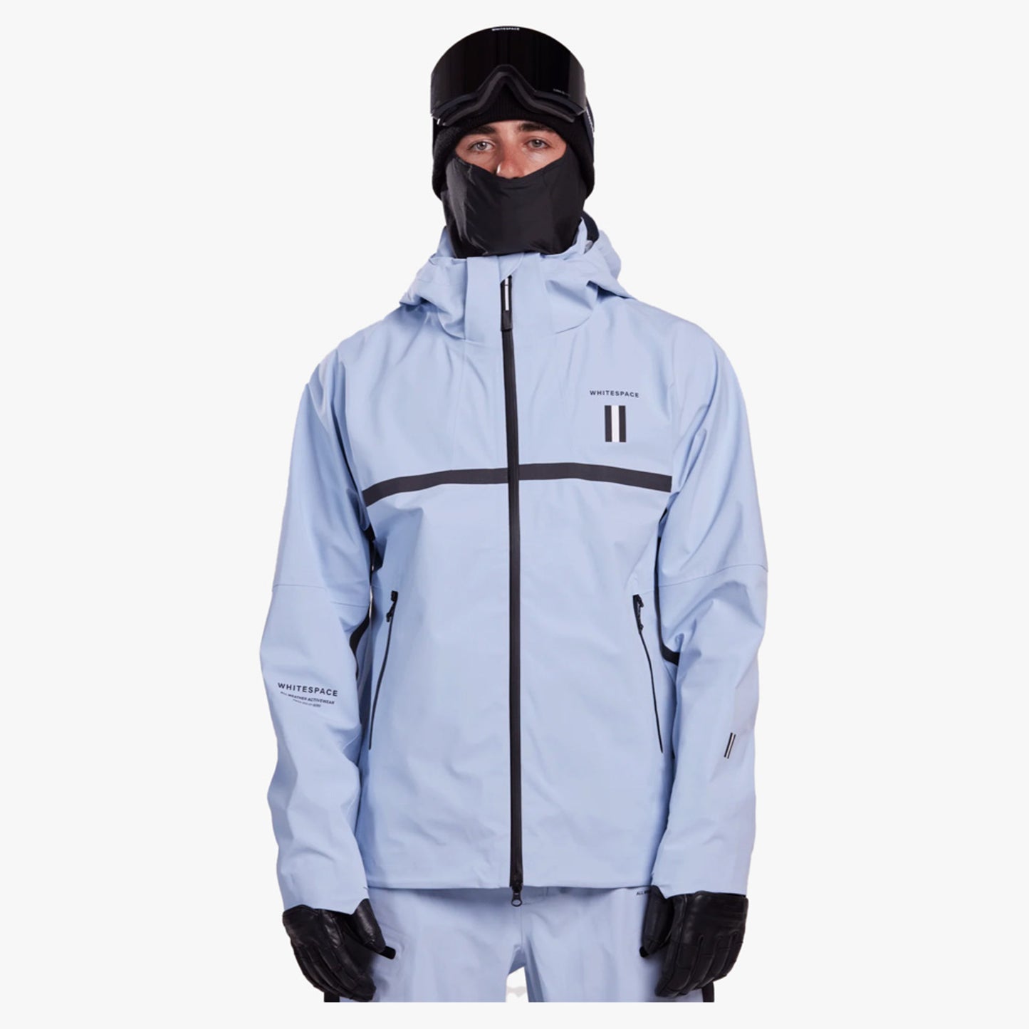 Whitespace 3L Men's Performance Jacket - Icy Blue - XXL