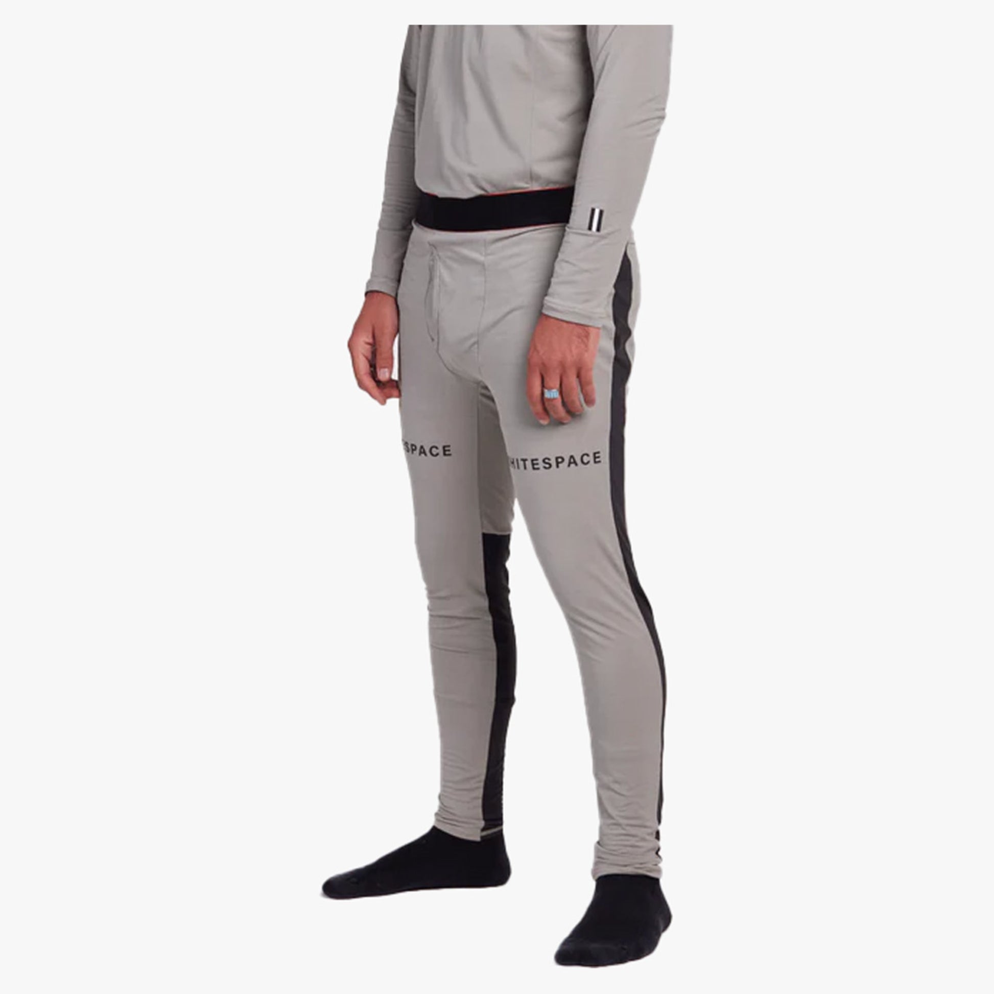 Whitespace Graphene Midweight Men's Baselayer Bottom - Fog Khaki - M