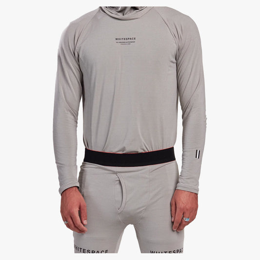 Whitespace Graphene Midweight Men's Baselayer Top - Fog Khaki - XXL
