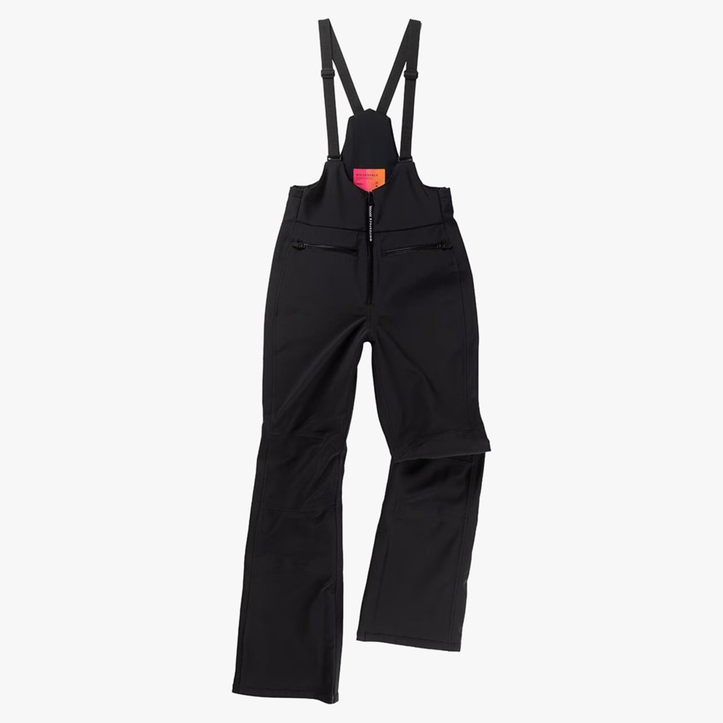 Whitespace High Waisted 3L Soft Shell Women's Riding Bib - Black - L