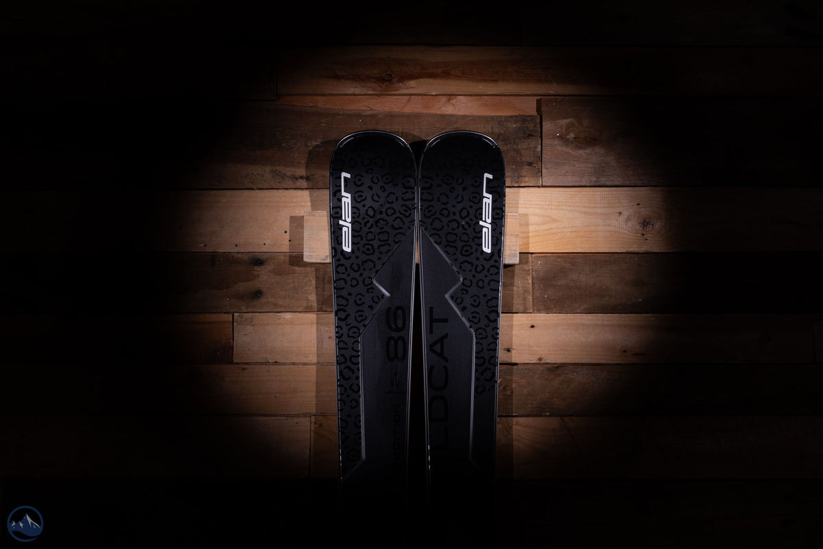 2025 Elan Wildcat 86 C Black Edition Women's Ski w ELX 11.0 GW Binding