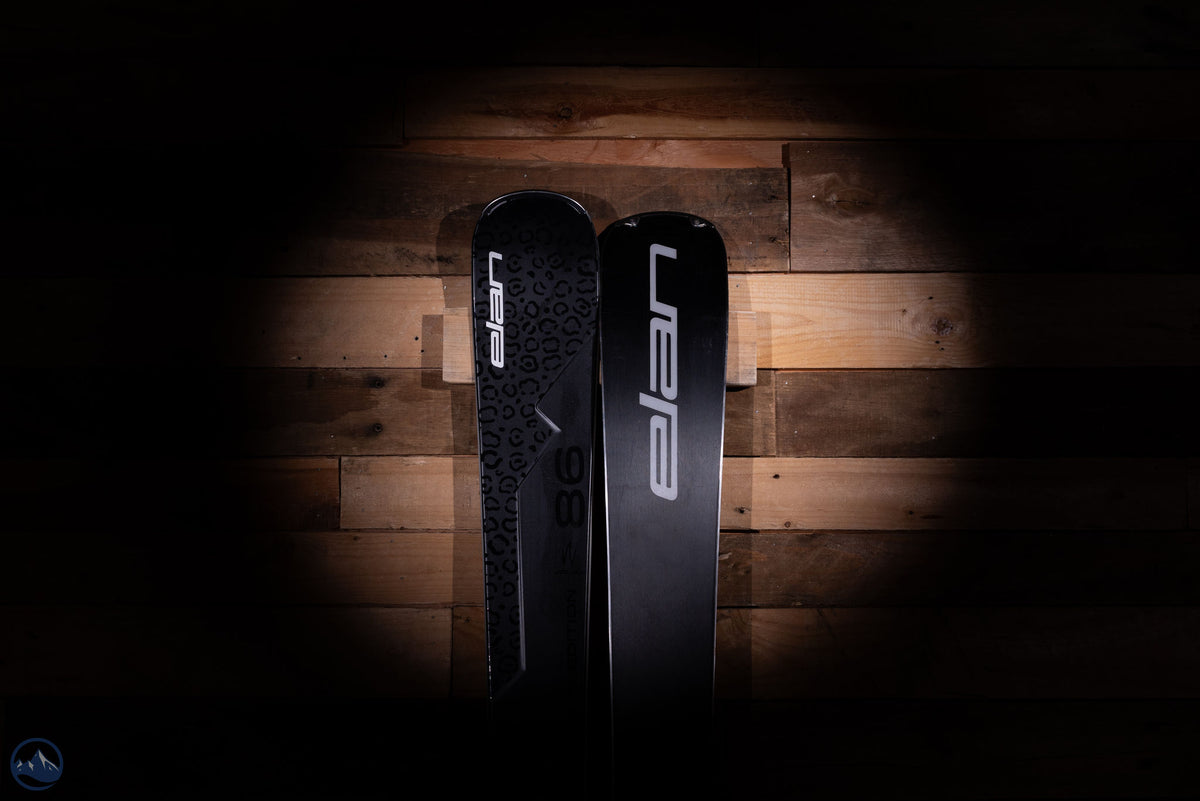 2025 Elan Wildcat 86 C Black Edition Women's Ski w ELX 11.0 GW Binding