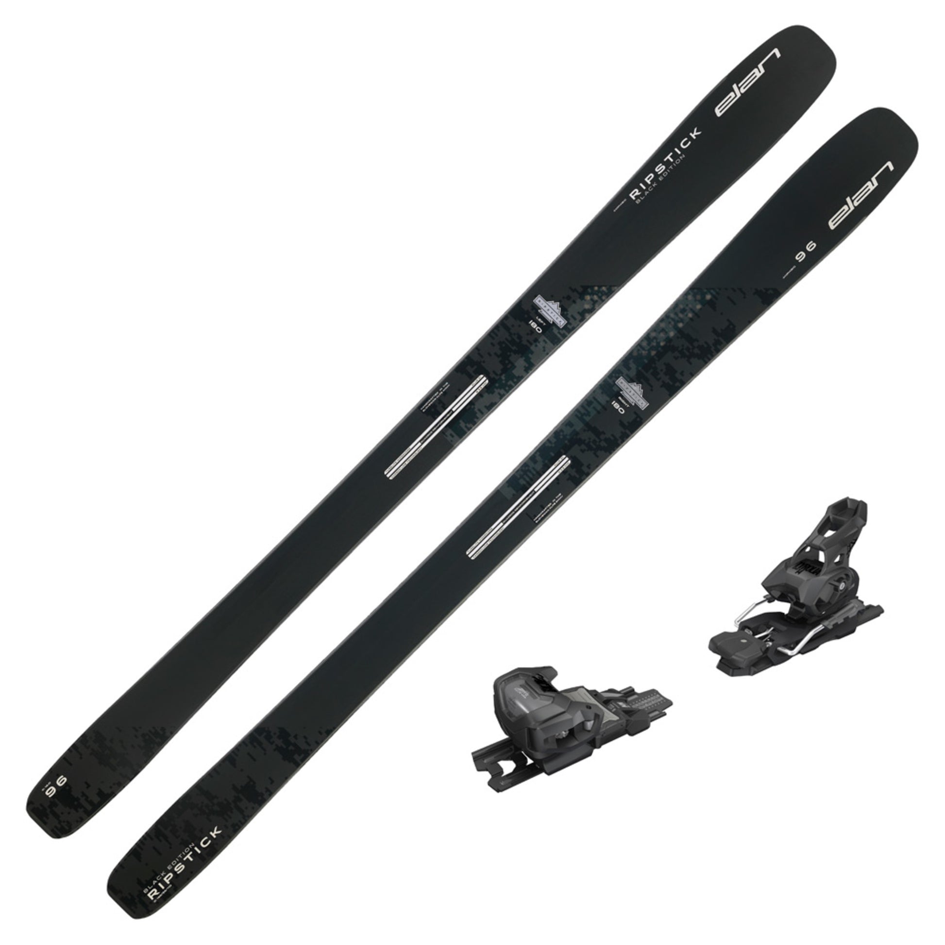 2023 Elan Ripstick 96 Black Edition Demo Skis w/ Tyrolia Attack2 14 Demo Binding - 180