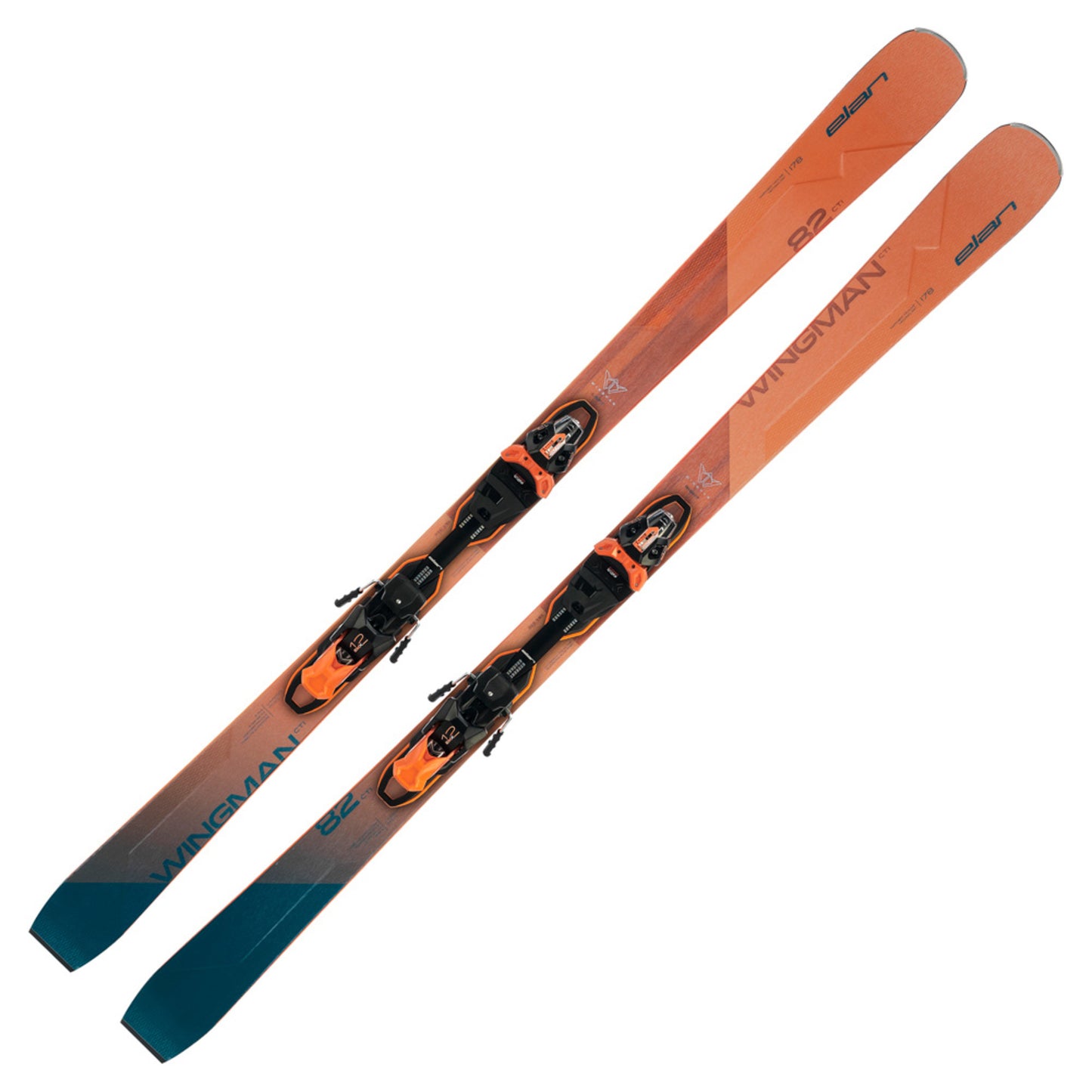 2023 Elan Wingman 82 CTI FX Skis w/ EMX 12 Bindings - 184