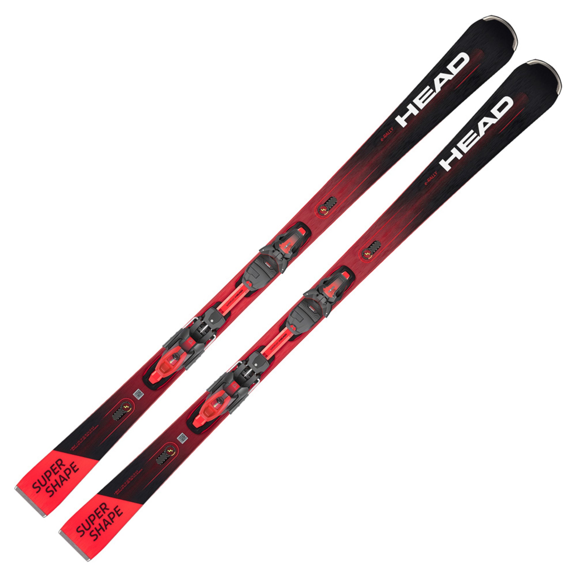 2023 Head Supershape e-Rally SW Skis w/ PRD 12 GW Bindings - 177