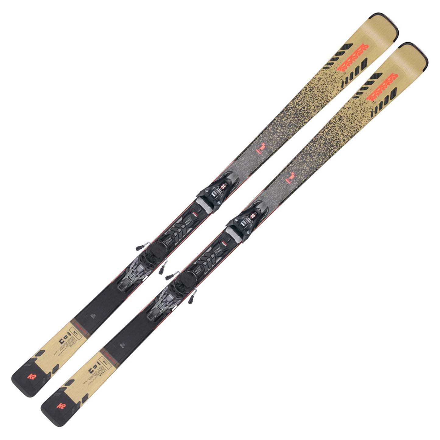 2023 K2 Disruption MTI Skis w/ MXCELL 12 TCx Quikclik Bindings - 180