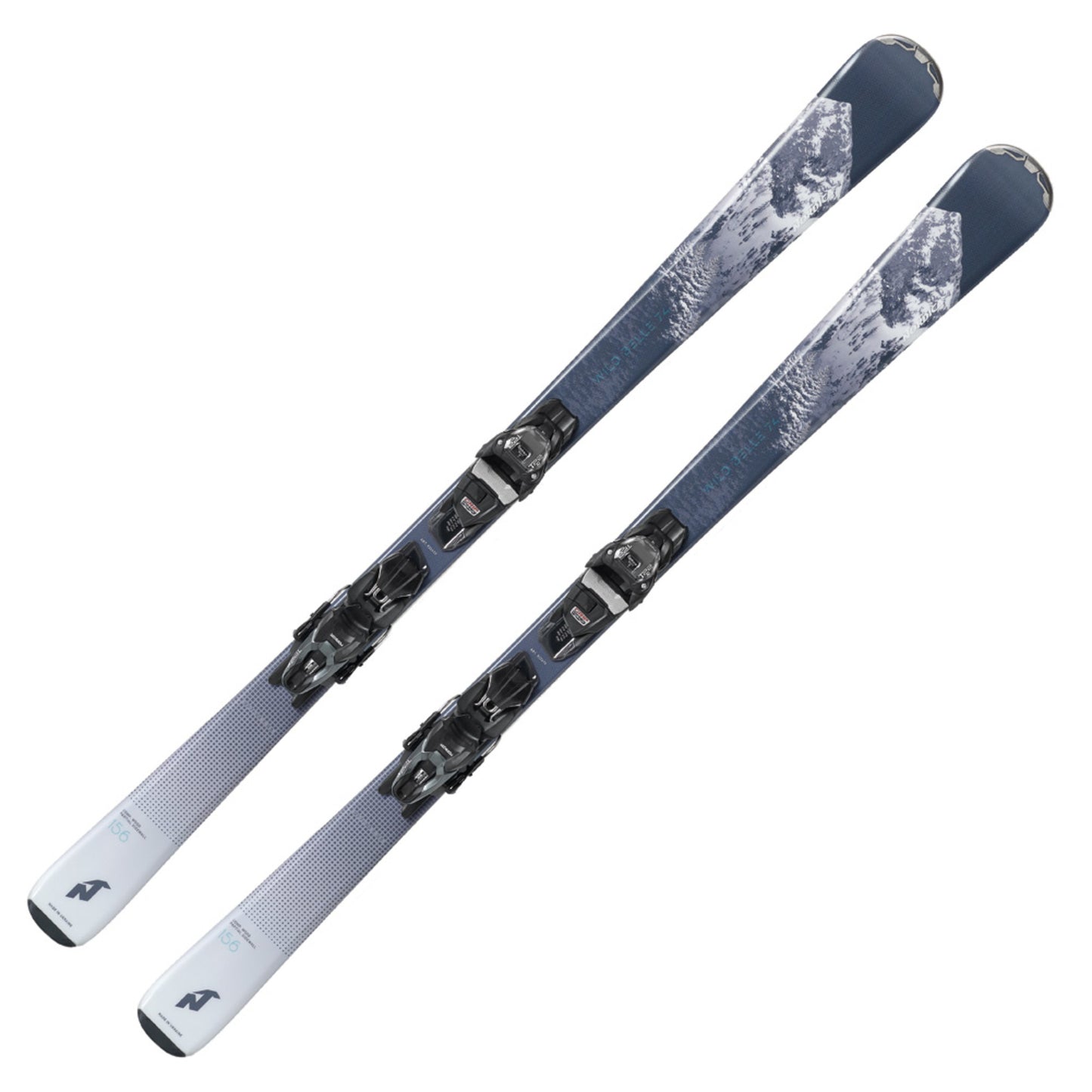2023 Nordica Wild Belle 74 Women's Skis w/ TP2 Compact 10FDT Bindings - 168