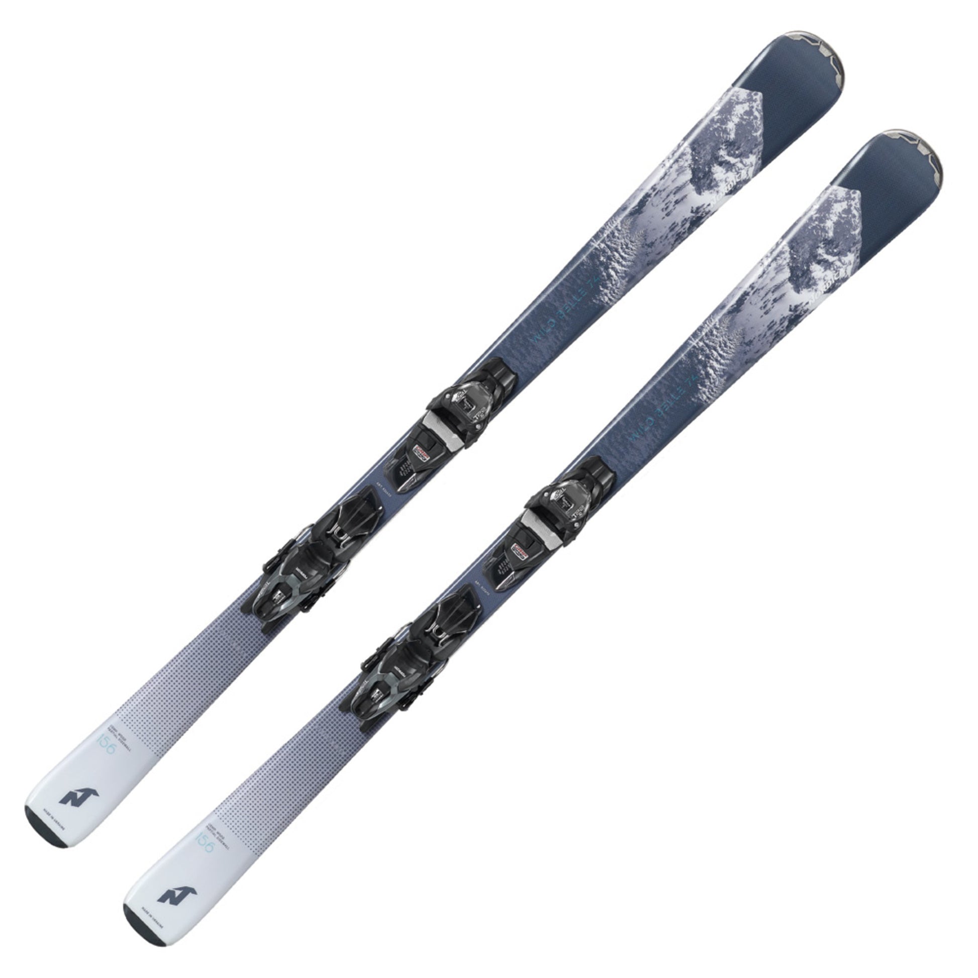 2023 Nordica Wild Belle 74 Women's Skis w/ TP2 Compact 10FDT Bindings - 168