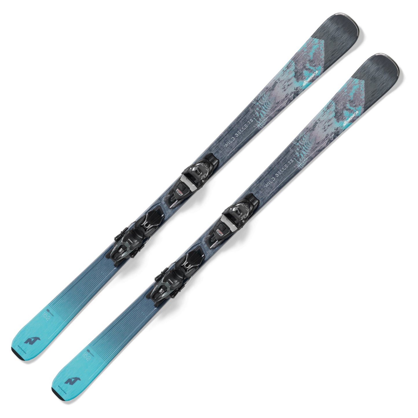2023 Nordica Wild Belle 78CA Women's Skis w/ TP2 Compact 10 FDT Bindings - 168