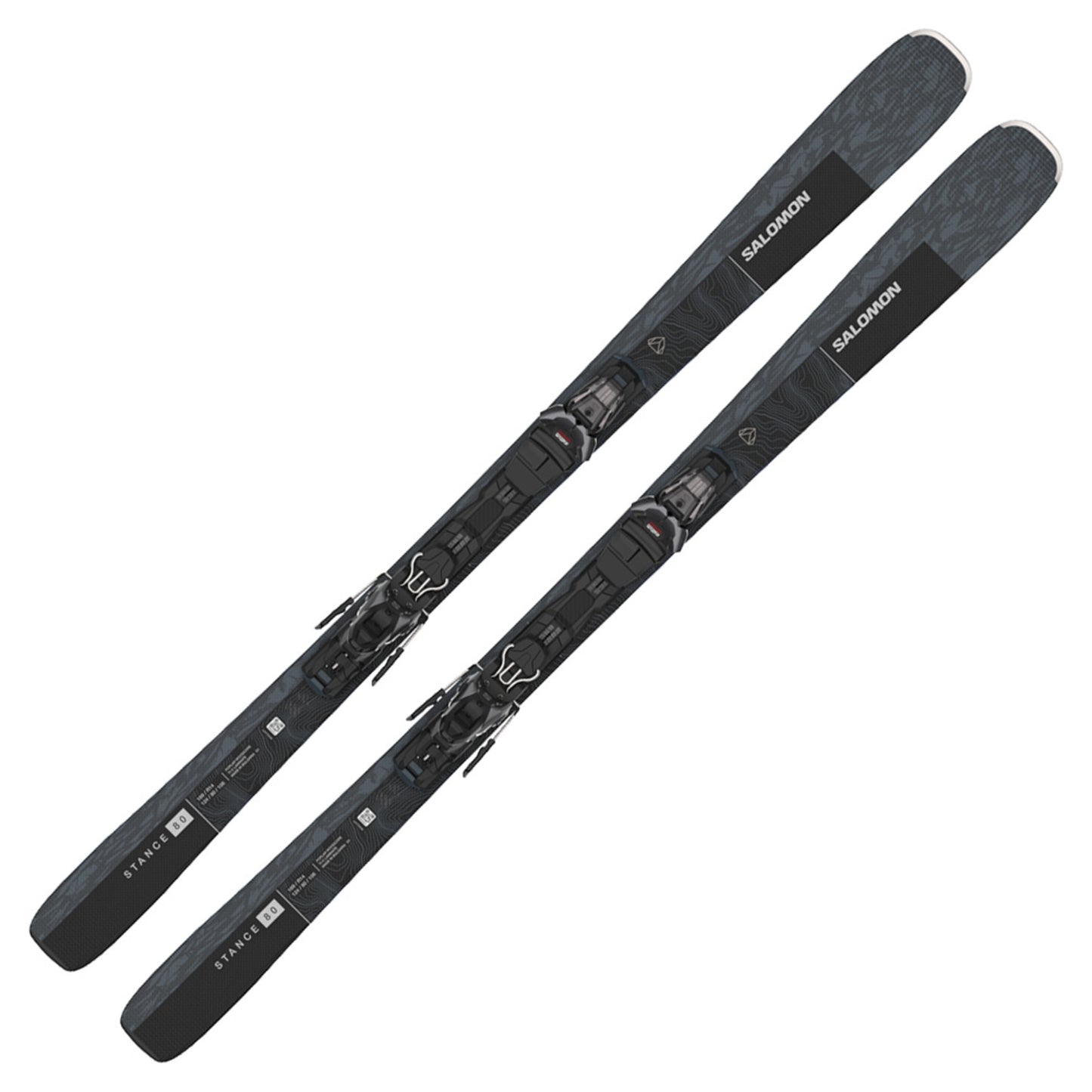 2023 Salomon Stance 80 Skis w/ M11 GW Bindings - 185