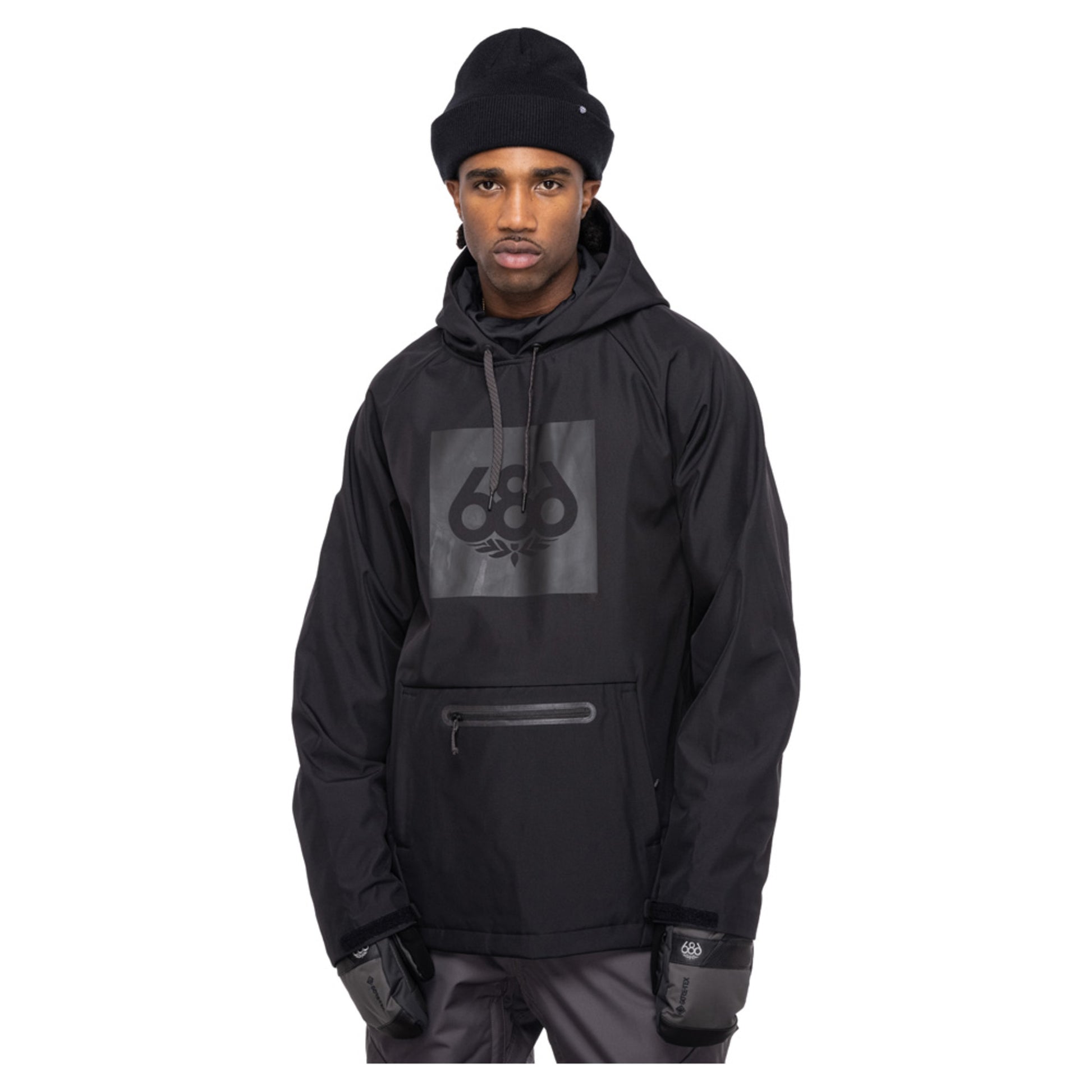 686 Waterproof Men's Hoody - BLACK - XL