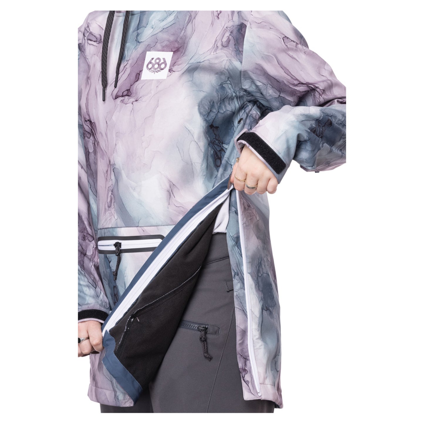 686 Waterproof Women's Hoody - DUSTY ORCHID MA - S