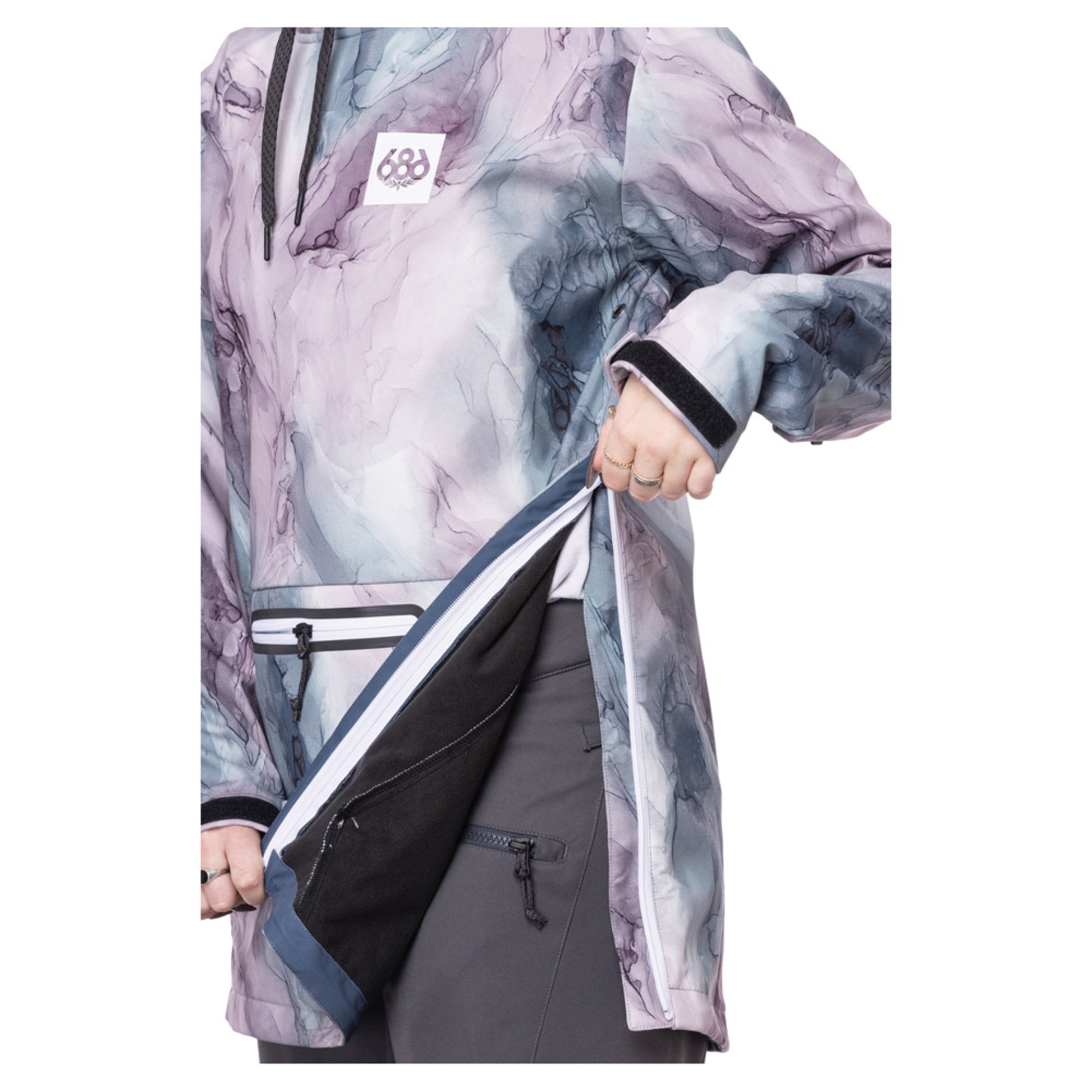 686 Waterproof Women's Hoody - DUSTY ORCHID MA - S