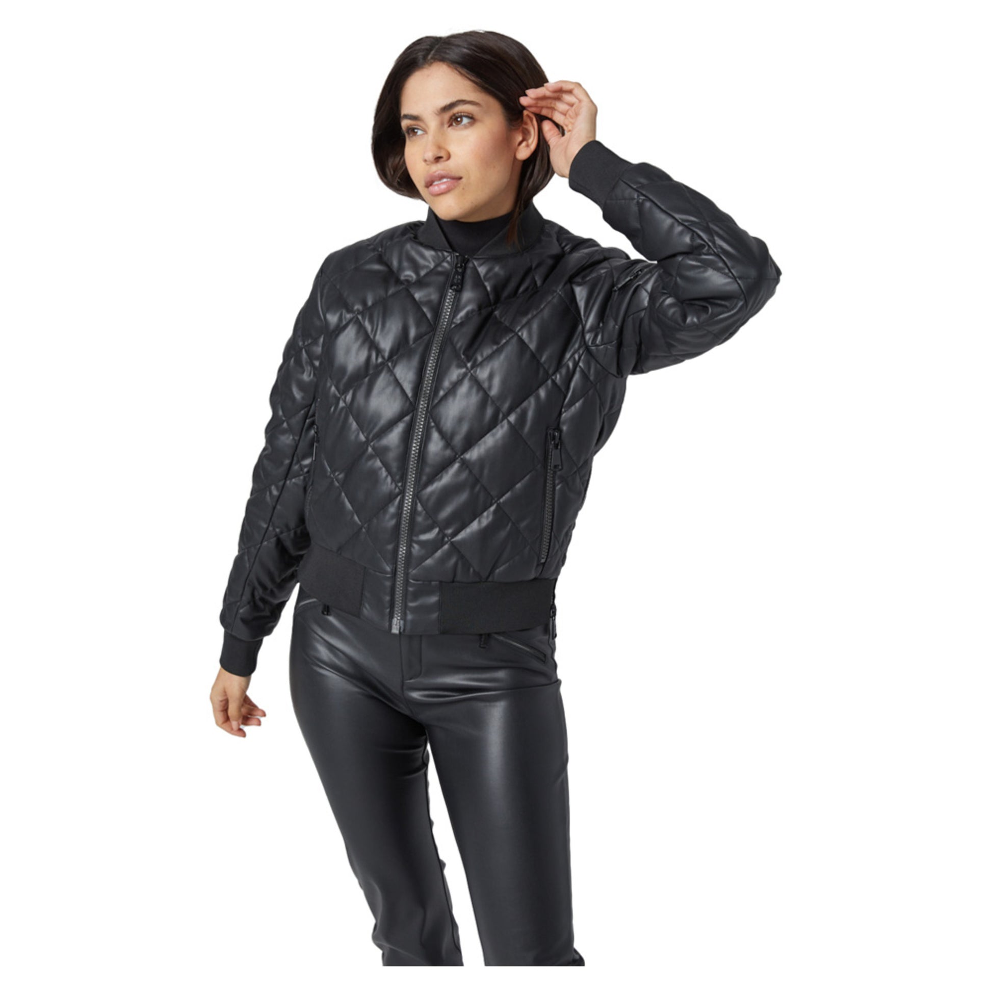 Alp-N-Rock Metro II Bomber Jacket - BLACK LEATHER - XL