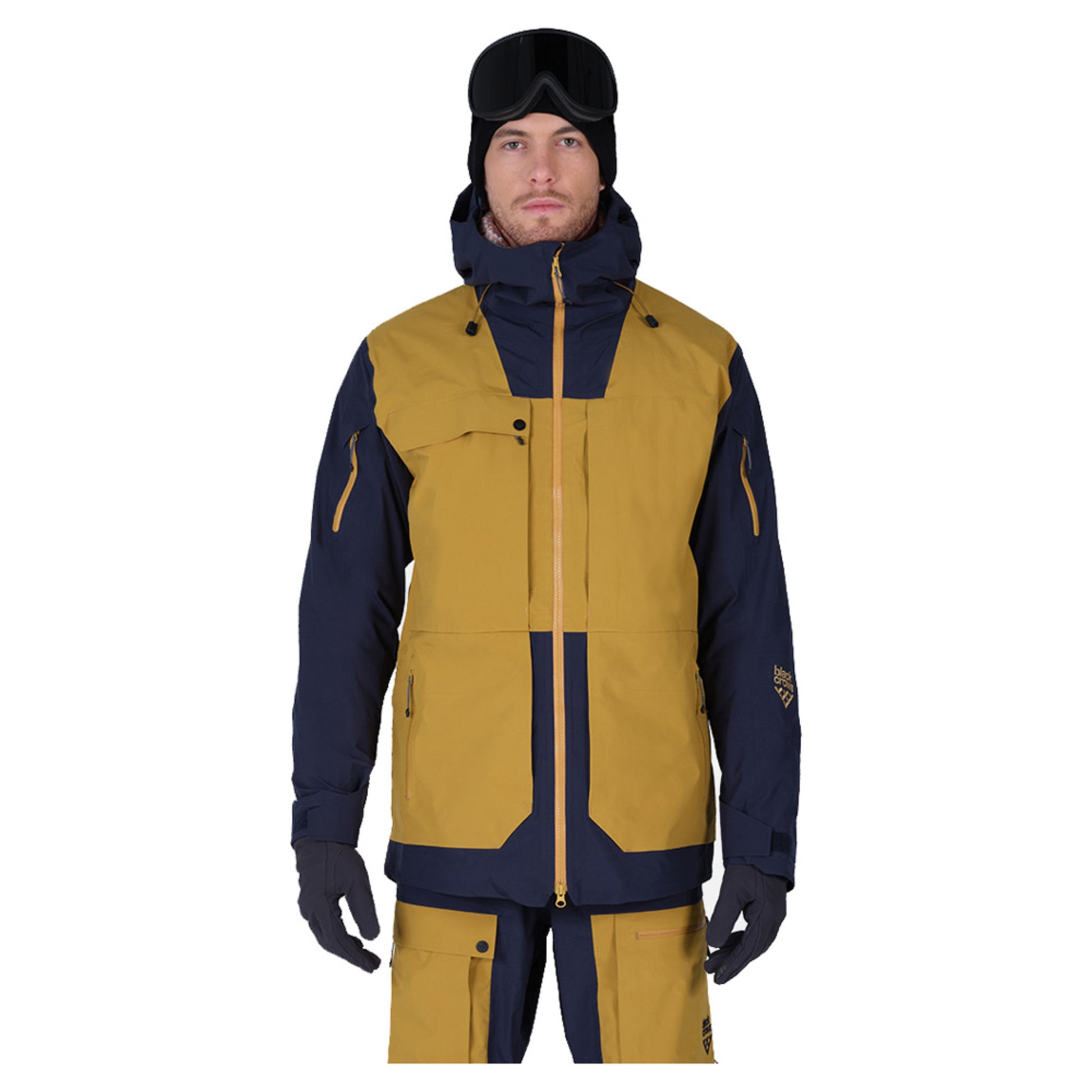 Black Crows Ora Xpore Ripstop Section Men's Jacket - DARK BLUE_GOLD - L