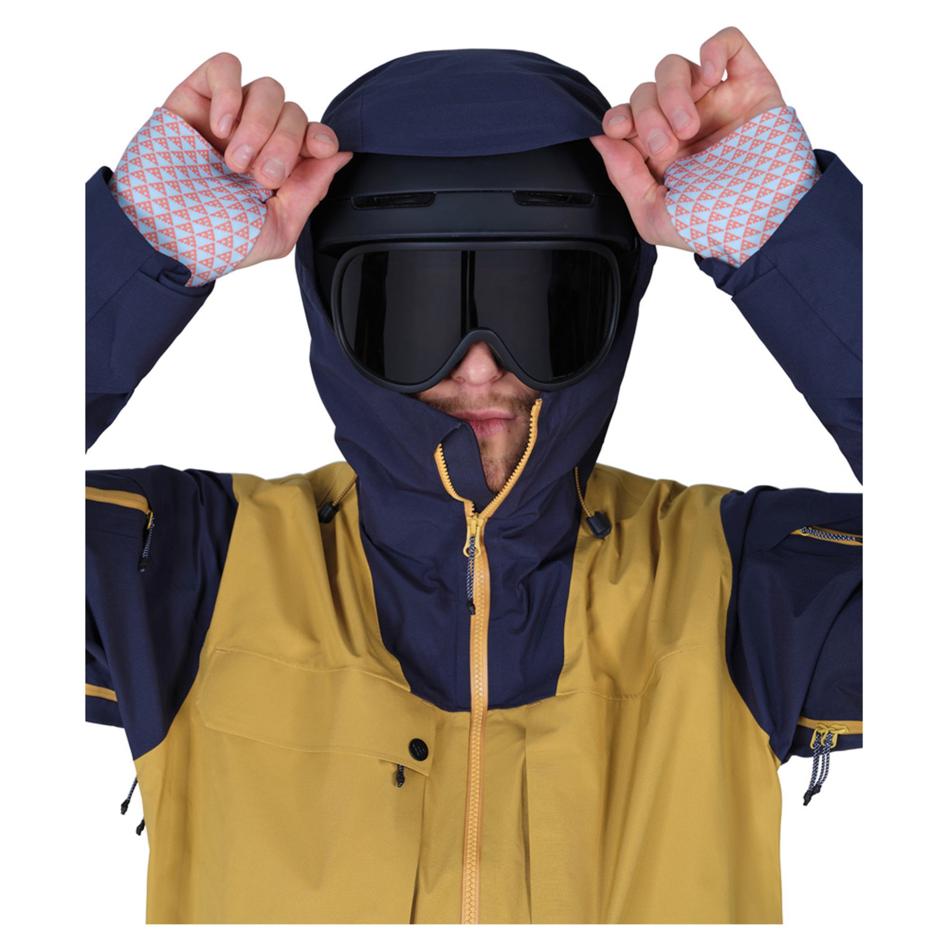 Black Crows Ora Xpore Ripstop Section Men's Jacket - DARK BLUE_GOLD - L