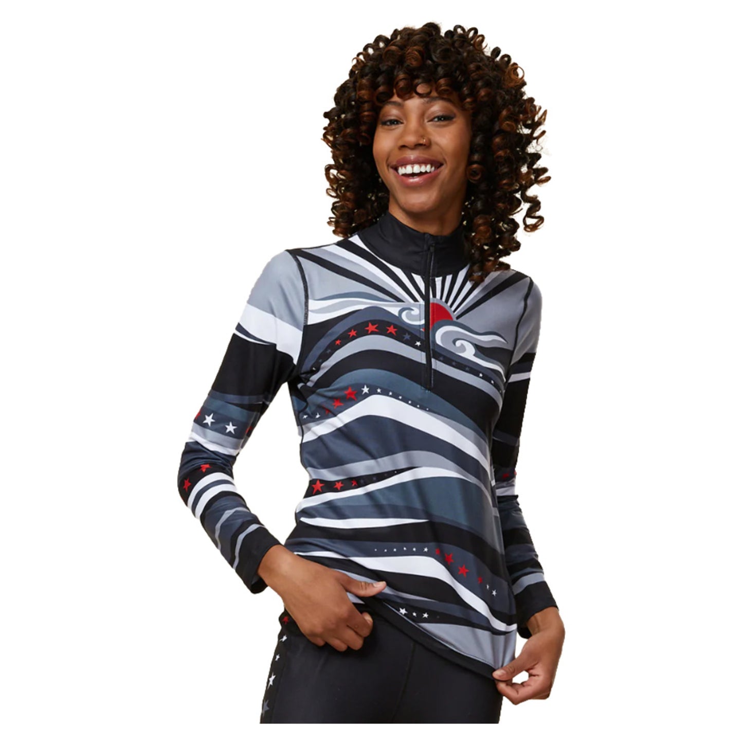 Krimson Klover Sunshine Women's Top - BLACK - XL