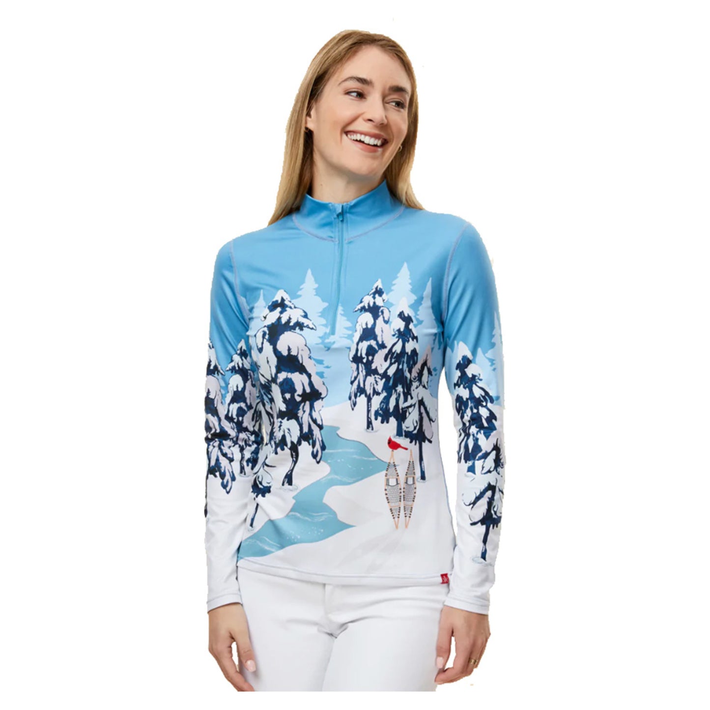 Krimson Klover Whiteout Women's Top - SKY BLUE - L