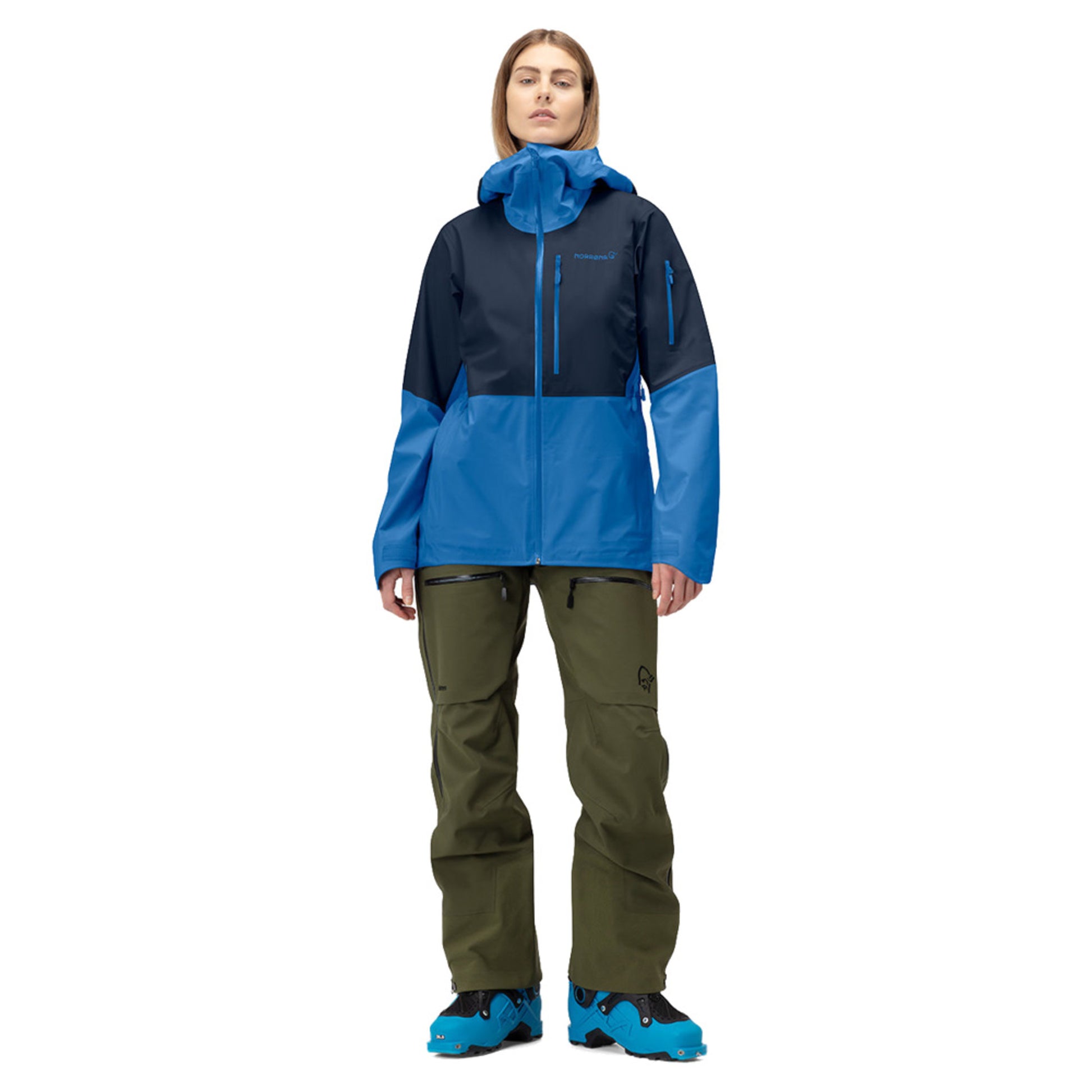 Norrona Lofoten Gore-Tex Shell Women's Jacket - VIOLET STORM_RO - XS